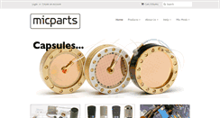 Desktop Screenshot of microphone-parts.com
